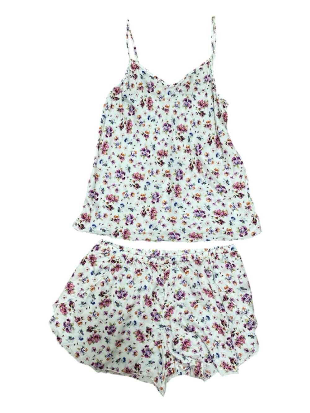 intimissimi Floral Spaghetti-Strap Cami and Shorts set White Floral